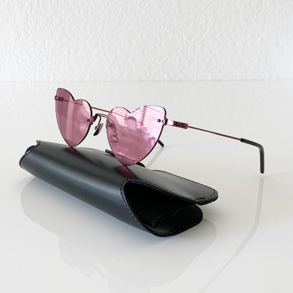 Saint Laurent Heart Sunglasses, New 250 - Picture 4 of 12
